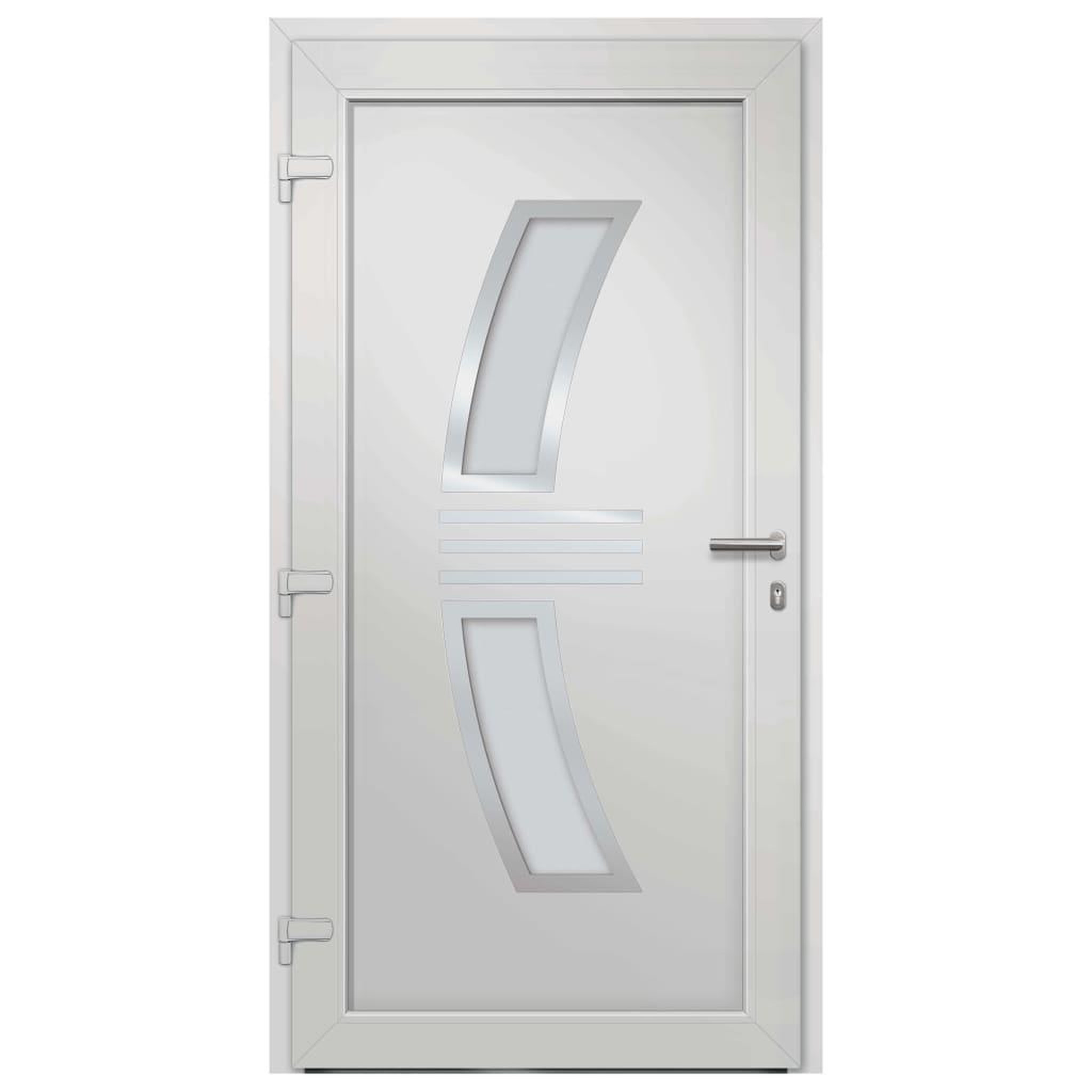 Voir la diapositive 5 : VIDAXL Porte d'entree Anthracite 88x200 cm