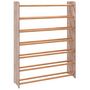 Voir la diapositive 2 : VIDAXL Etagere a chaussures Marron 90x24x117 cm Bois d'ingenierie