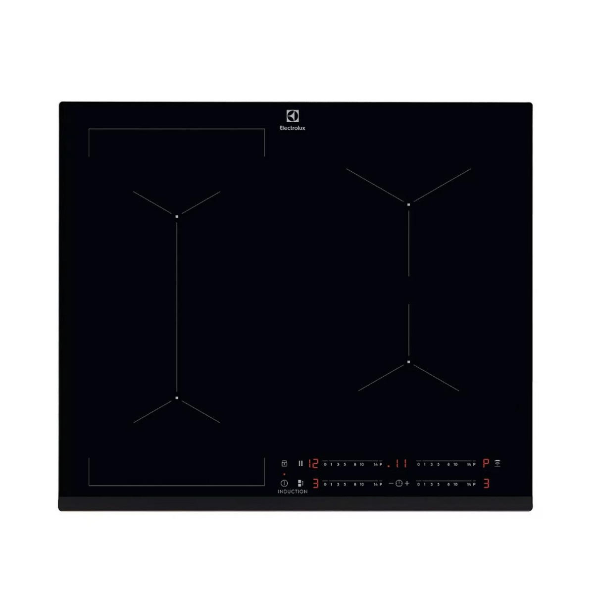ELECTROLUX Table de cuisson induction 60cm 4 feux 7200w  noir - EIV63443/1