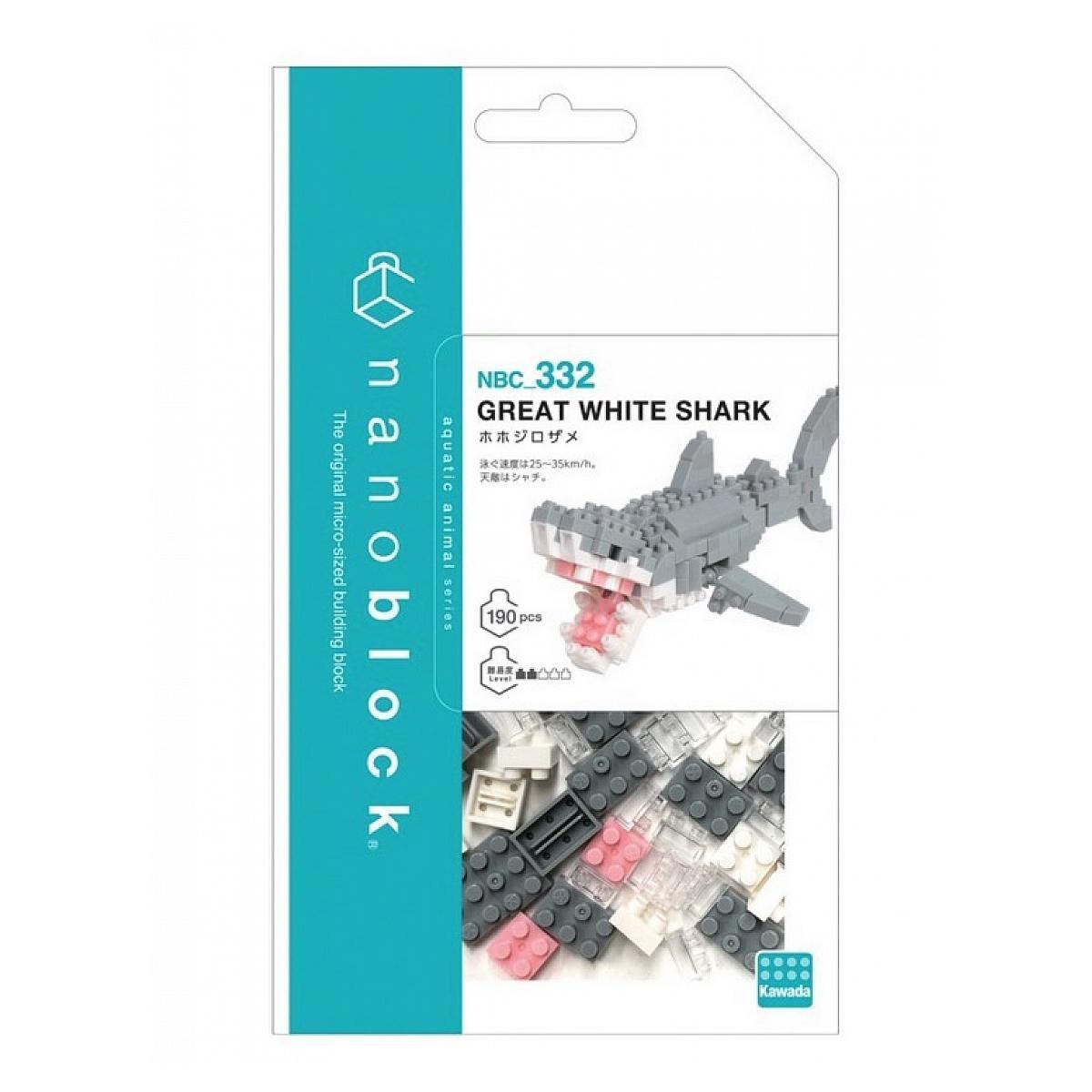 BANDAI Nanoblock Grand Requin Blanc 190 pcs