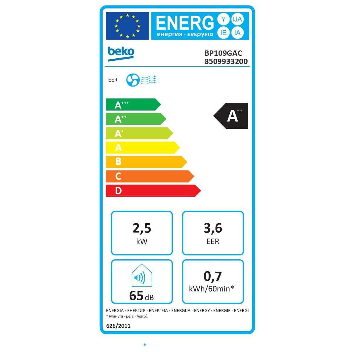 Beko Climatiseur BP109GAC