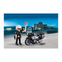 Voir la diapositive 2 : PLAYMOBIL PLAYMOBIL - Valisette Motard de Police - Garçon - 13 éléments - A partir de 4 ans