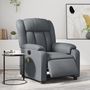 Voir la diapositive 1 : VIDAXL Fauteuil de massage inclinable electrique gris similicuir