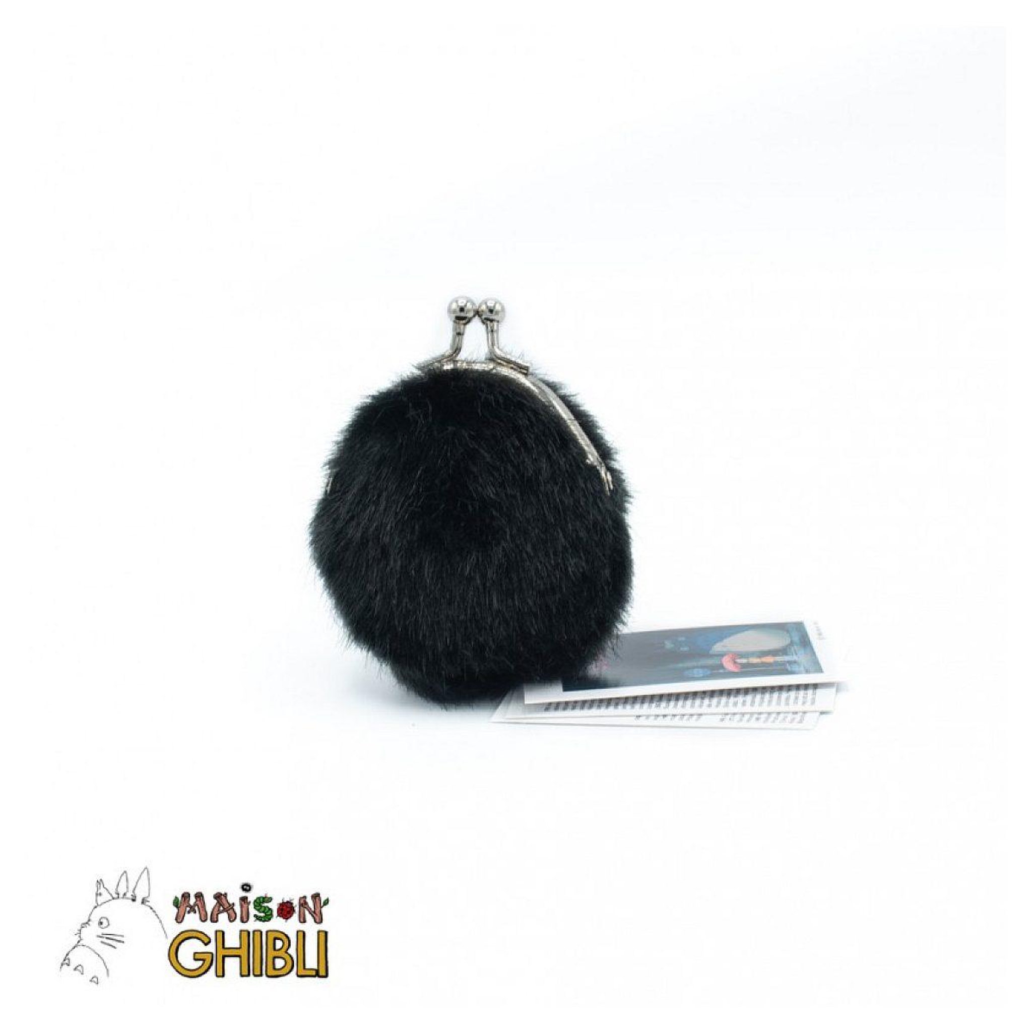 Voir la diapositive 3 : SUN ARROW Mini-porte-monnaie peluche noiraude - mon voisin totoro
