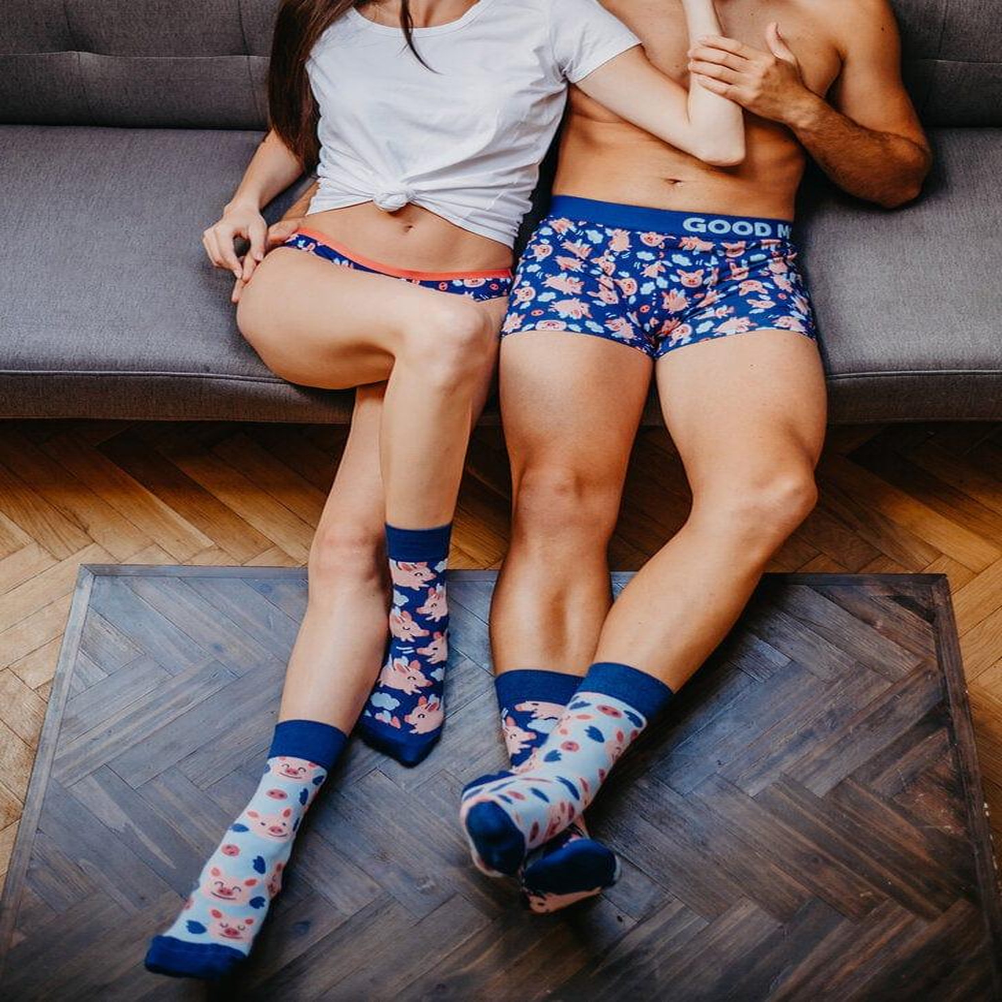 Voir la diapositive 5 : DEDOLES Chaussettes cochons ailés