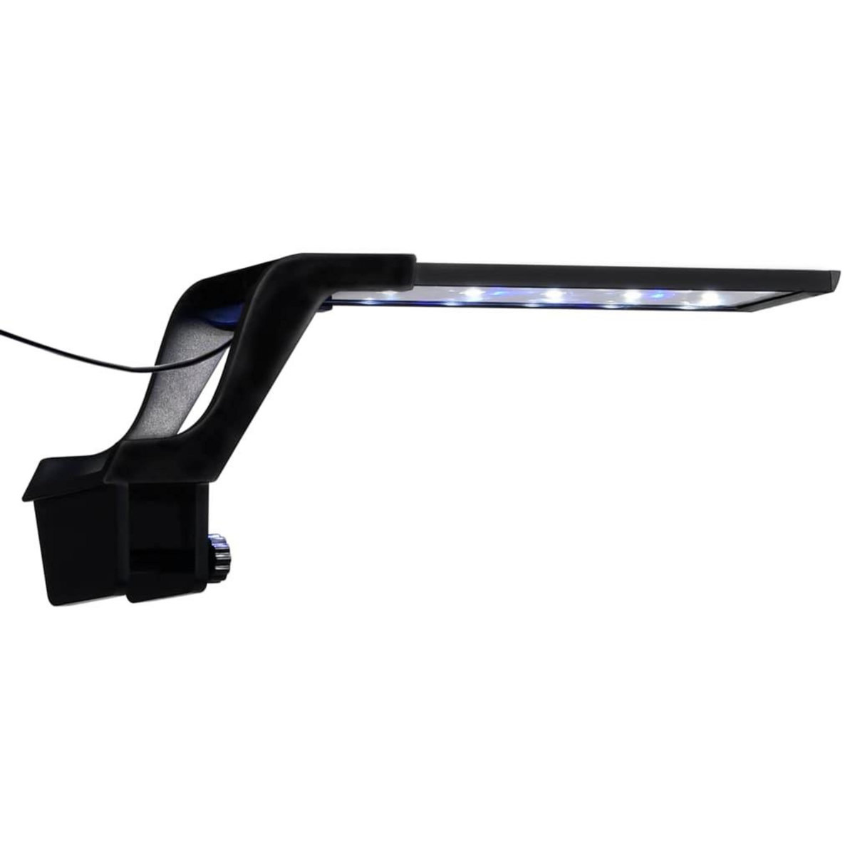 VIDAXL Lampe a LED d'aquarium avec pince 25-45 cm Bleu et blanc