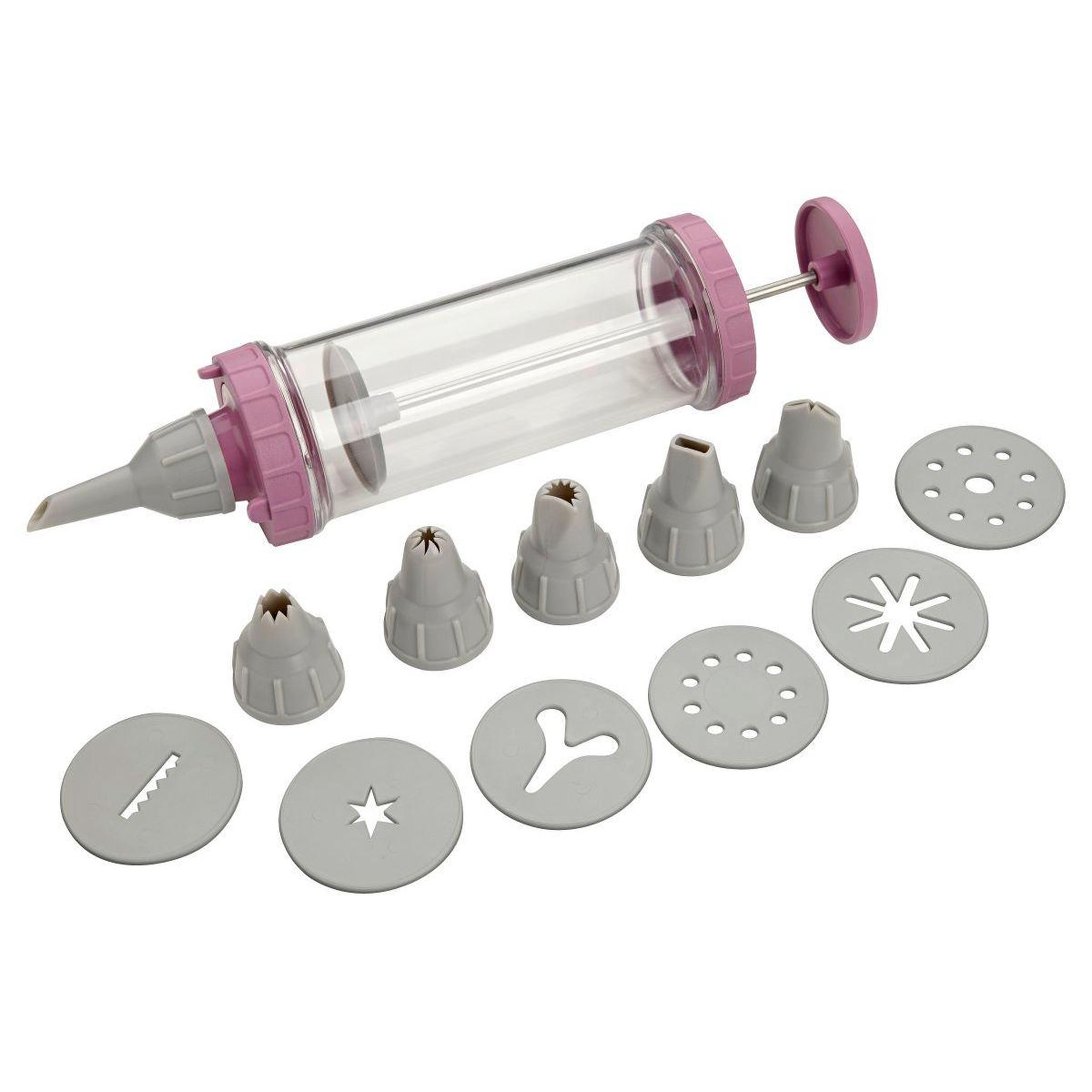ZENKER Seringue de pâtisserie et 6 embouts et 6 disques à motifs Zenker Sweet Sensation
