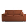 Voir la diapositive 1 : BEST MOBILIER Dellia - canapé 3 places convertible - avec coffre - en velours côtelé - style contemporain