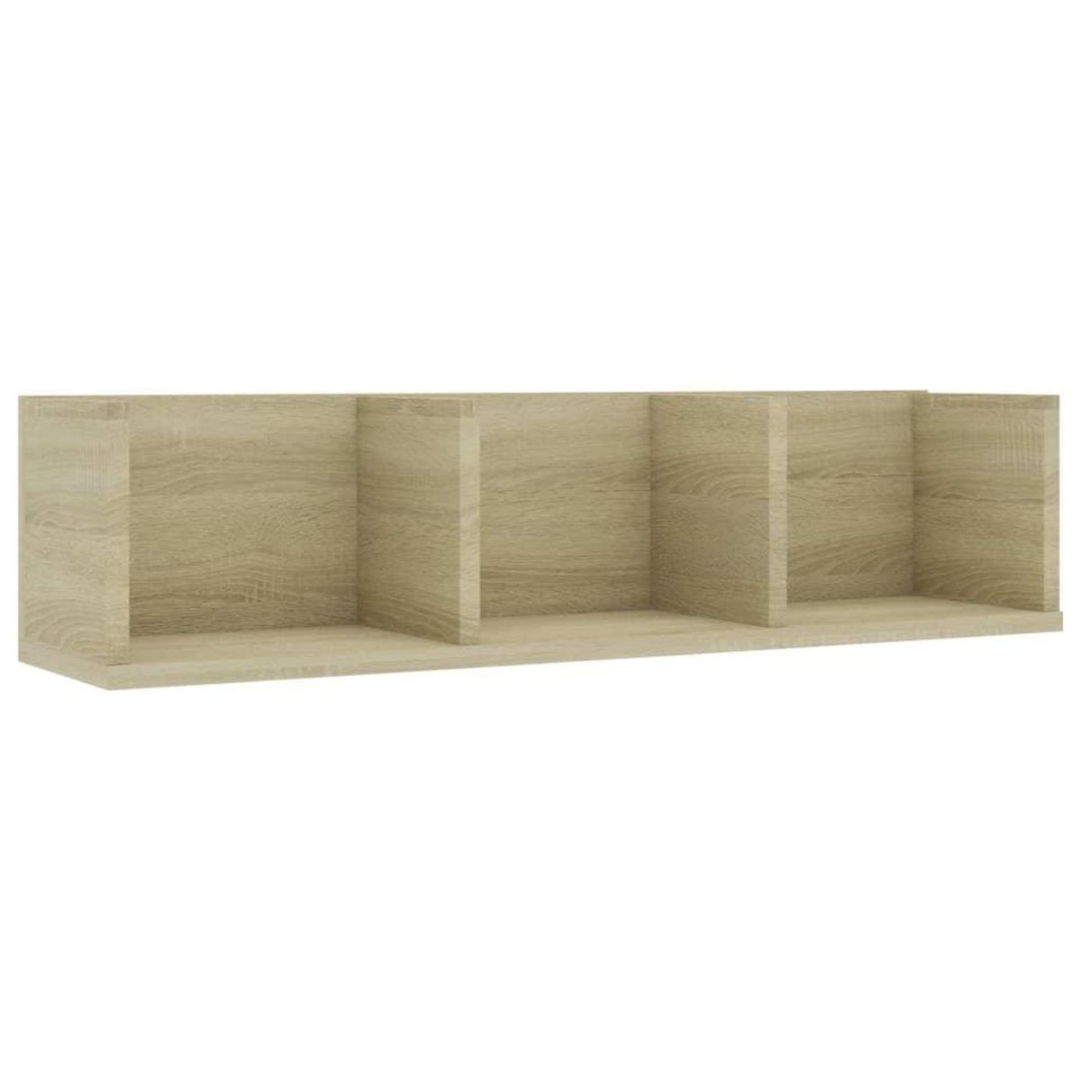 VIDAXL Etagere murale a CD Chene sonoma 75x18x18 cm Bois d'ingenierie