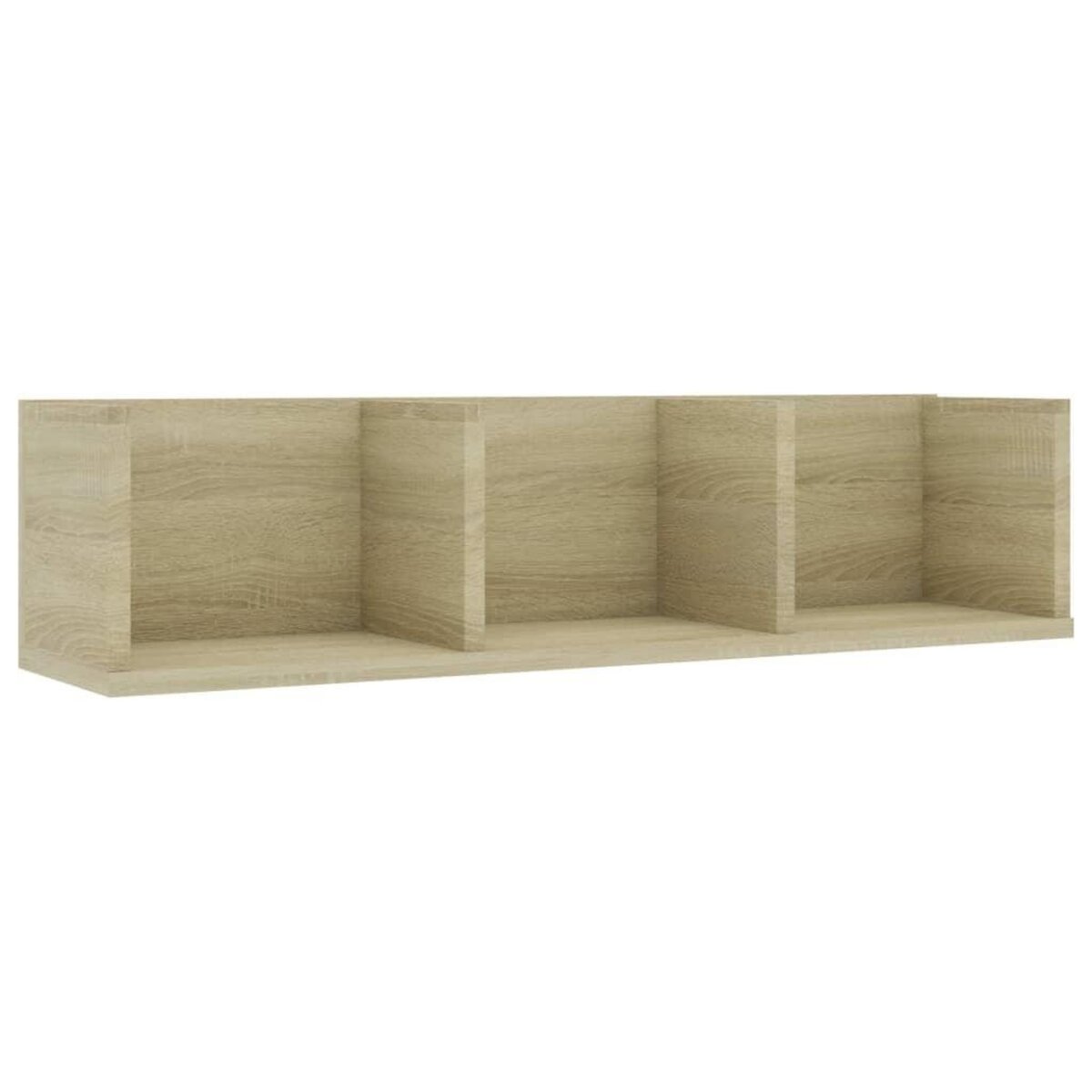 VIDAXL Etagere murale a CD Chene sonoma 75x18x18 cm Bois d'ingenierie