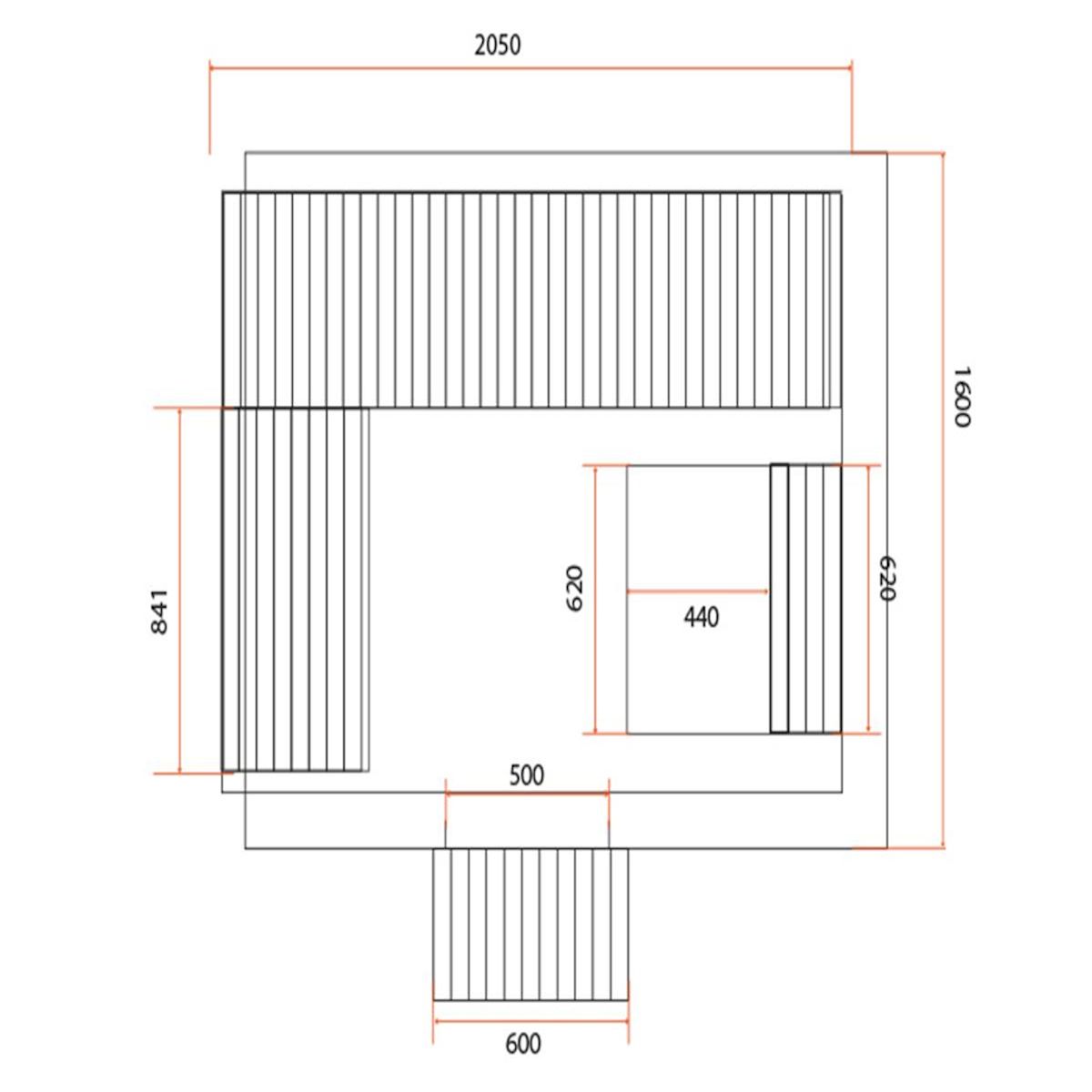 Holl's Sauna traditionnel d'extérieur Gaïa Bella - Holl's