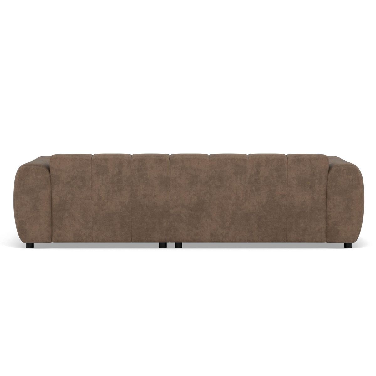 LISA DESIGN Curtis - canapé d'angle droit 4 places en simili