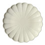 Voir la diapositive 1 : Paris Prix Lot de 6 Assiettes Plates  Calista  26cm Écru
