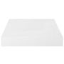 Voir la diapositive 4 : VIDAXL Etagere murale flottante Blanc brillant 23x23,5x3,8 cm MDF