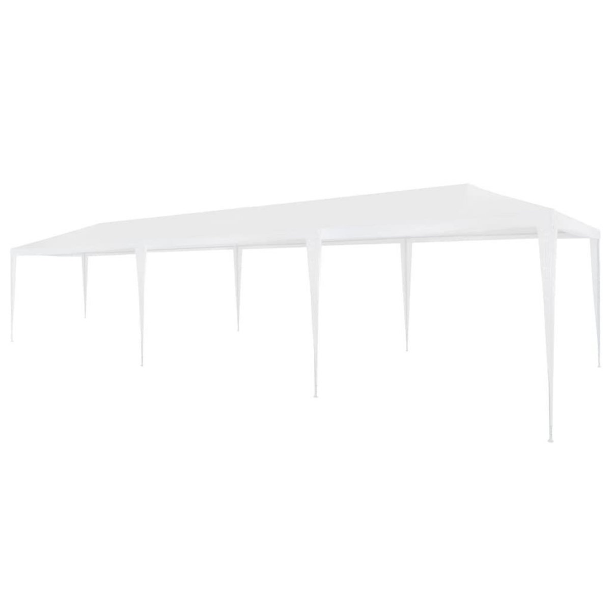 VIDAXL Tente de reception 3x9 m PE Blanc