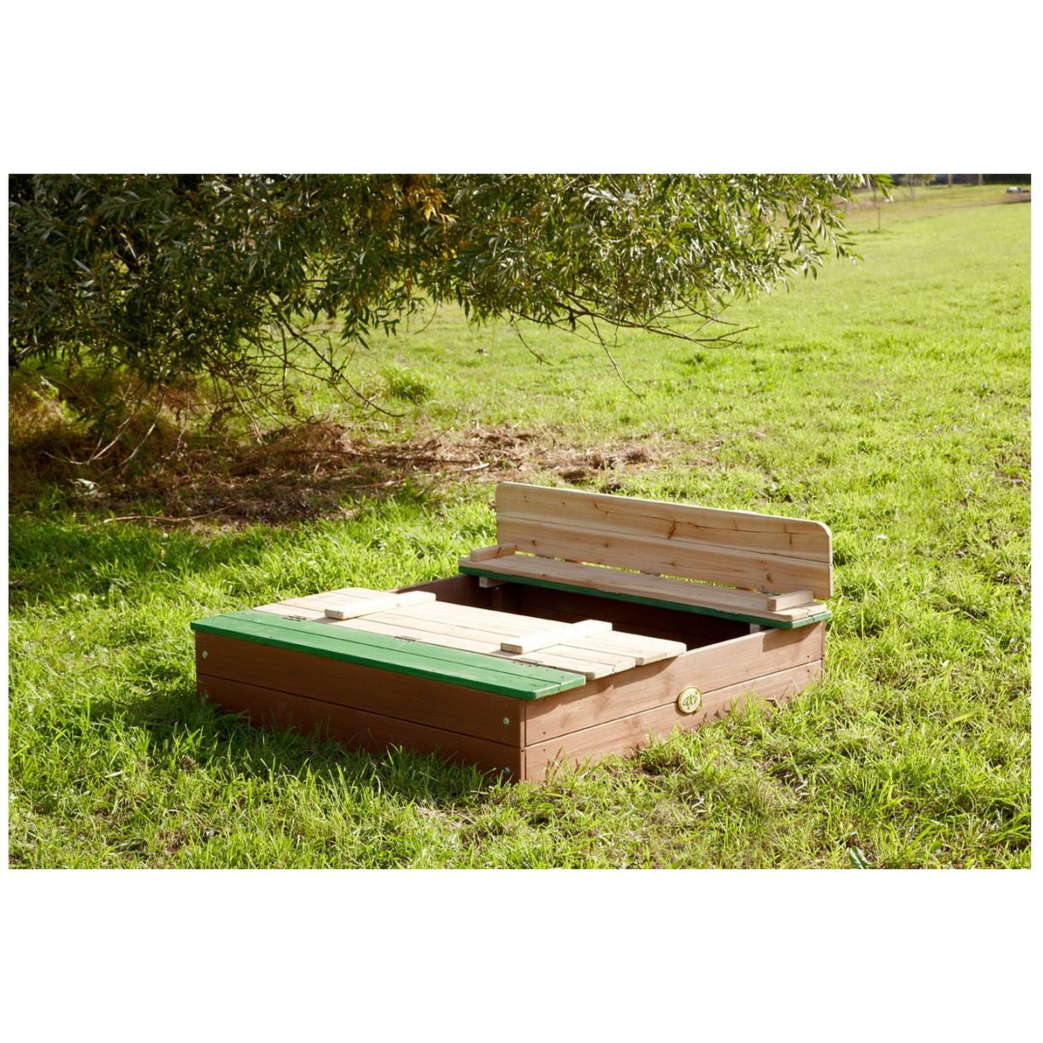 Voir la diapositive 3 : PRAGMA Bac à sable avec bancs -bois-H20cm-Ella