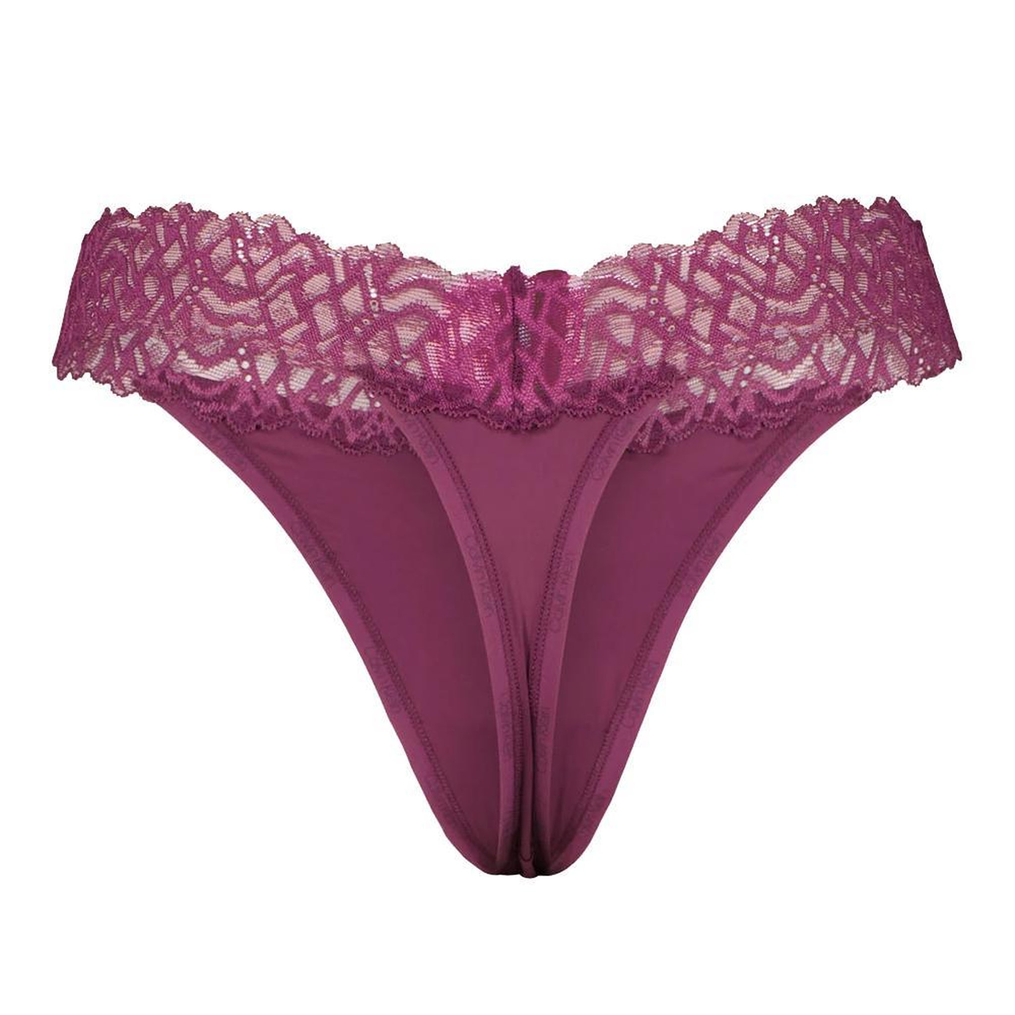 Voir la diapositive 2 : CALVIN KLEIN JEANS String Violet Femme Calvin Klein Jeans Thong