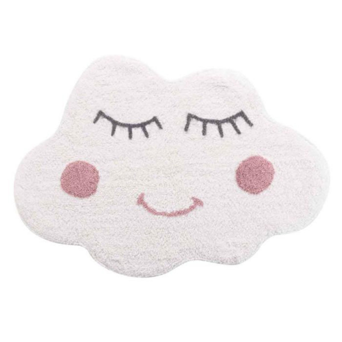 Paris Prix Tapis Déco Enfant  Wendy  60x90cm Blanc