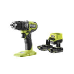 Ryobi Perceuse à percussion Brushless 18V RYOBI - 54 Nm - 2 Batteries 2,0Ah - Chargeur - RPD18BL1-2C20S