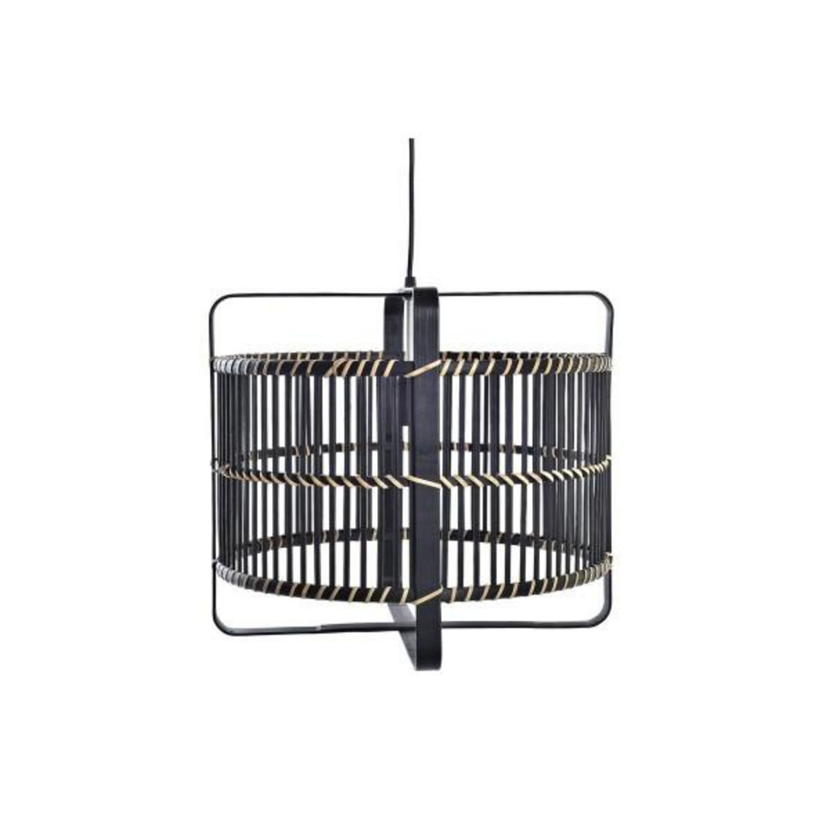 MARKET24 Suspension DKD Home Decor Noir Bambou 50 W 40 x 40 x 35 cm