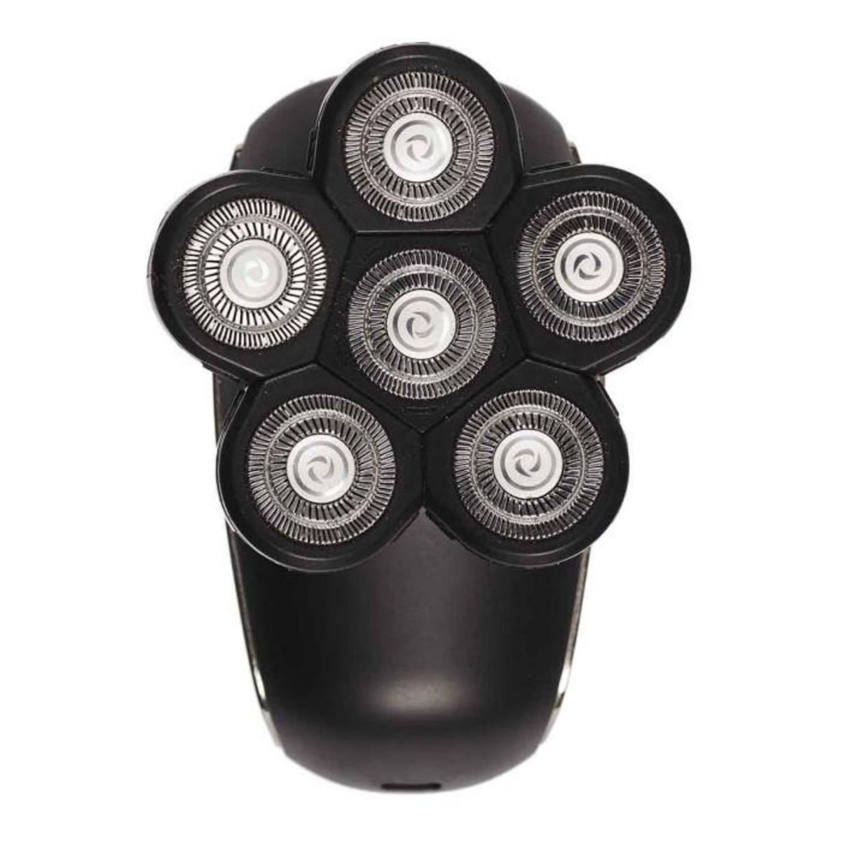 Paris Prix Rasoir avec 6 Têtes Flottantes  USB  10cm Noir