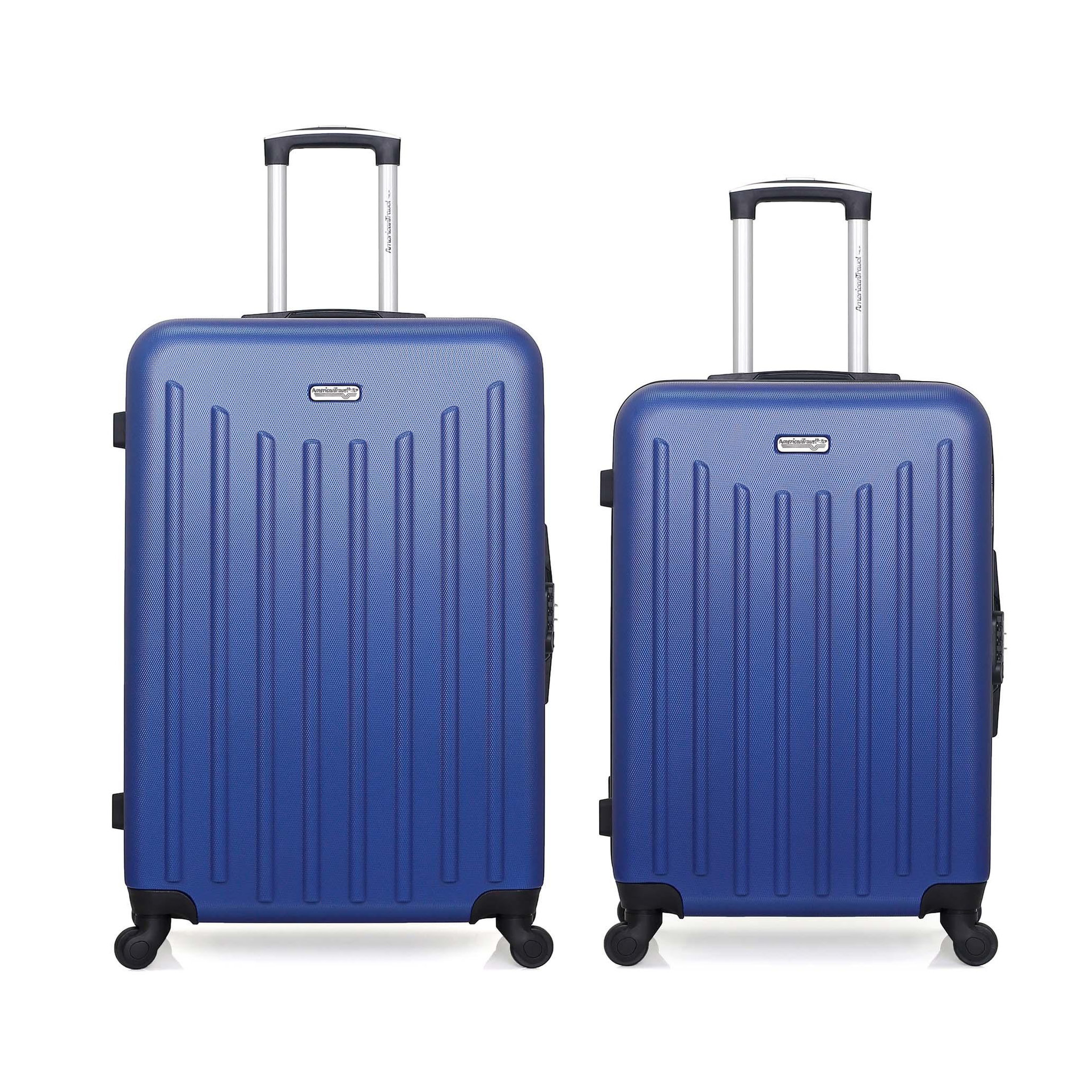 AMERICAN TRAVEL American travel - lot de 2 - valise grand format et valise weekend brooklyn