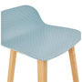 Voir la diapositive 6 : Paris Prix Tabouret de Bar Design  Toki  87cm Bleu & Naturel