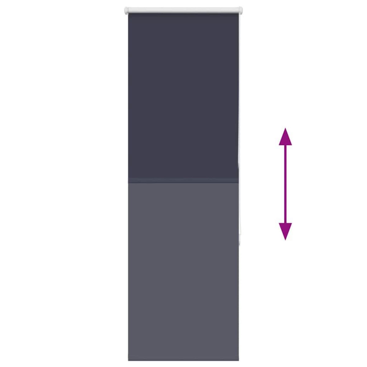 VIDAXL Store enrouleur occultant largeur du tissu 35,7 cm polyester