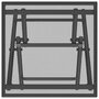 Voir la diapositive 5 : VIDAXL Table de jardin pliable anthracite 38x38x38 cm Treillis d'acier