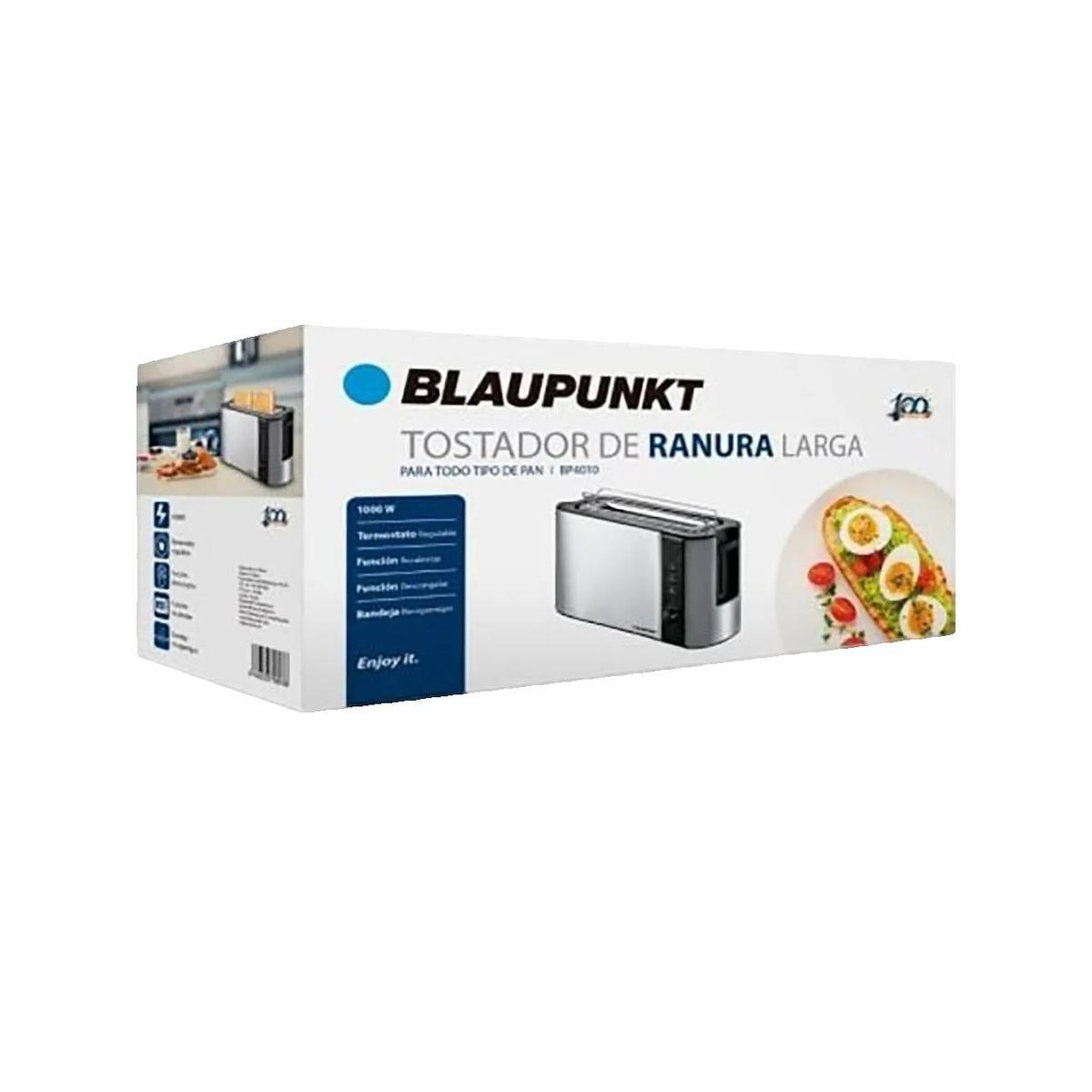 Voir la diapositive 2 : BLAUPUNKT Grille-pain Blaupunkt 8436533798978 design argenté
