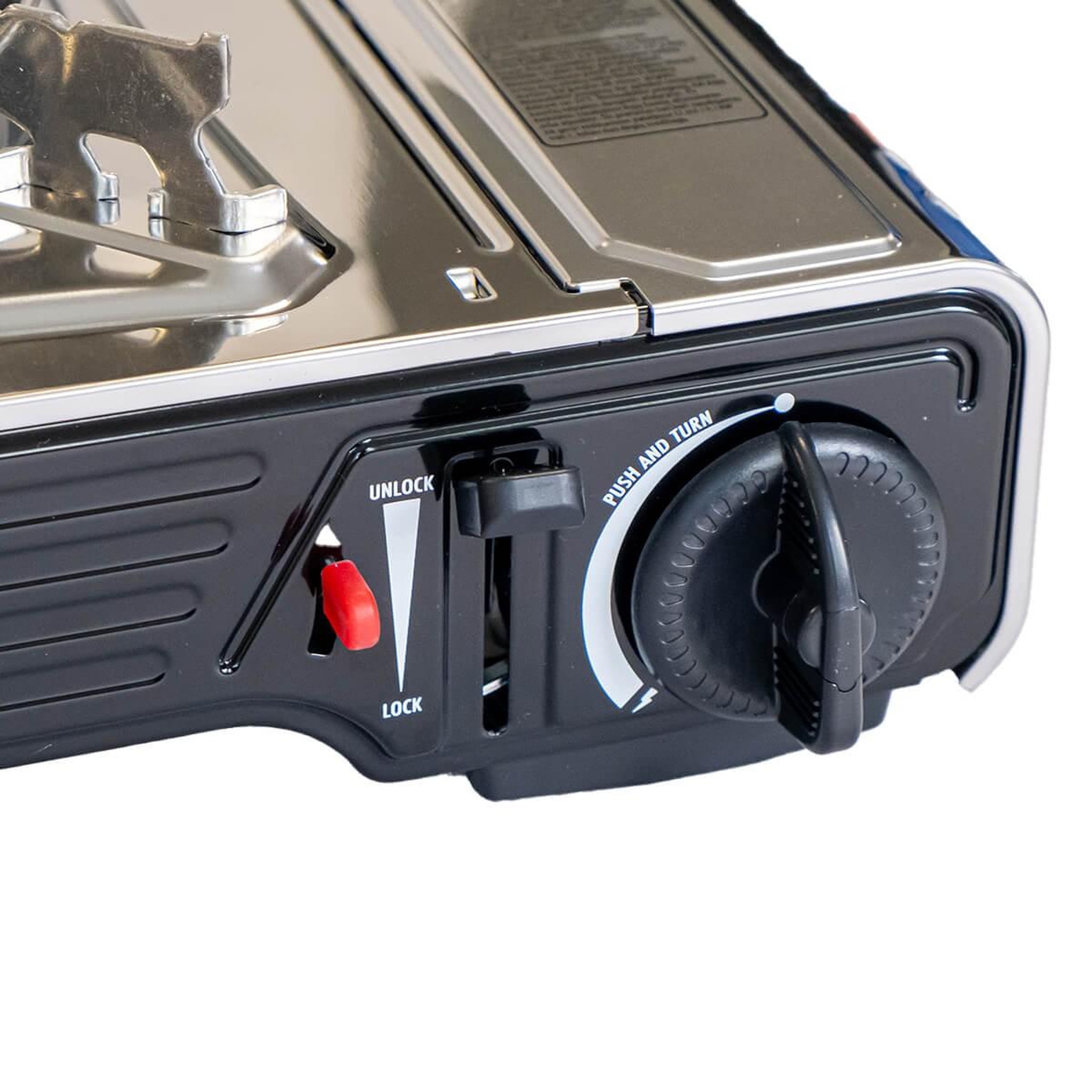 Voir la diapositive 3 : ALPENTECH Réchaud gaz 2 feux 4400W Inox Thermocouple Interieur / Exterieur ATLAS ALPEN
