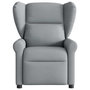 Voir la diapositive 3 : VIDAXL Fauteuil inclinable Gris clair Tissu