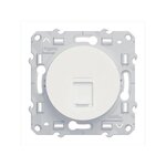 Schneider Electric Prise rj45 Odace, blanc