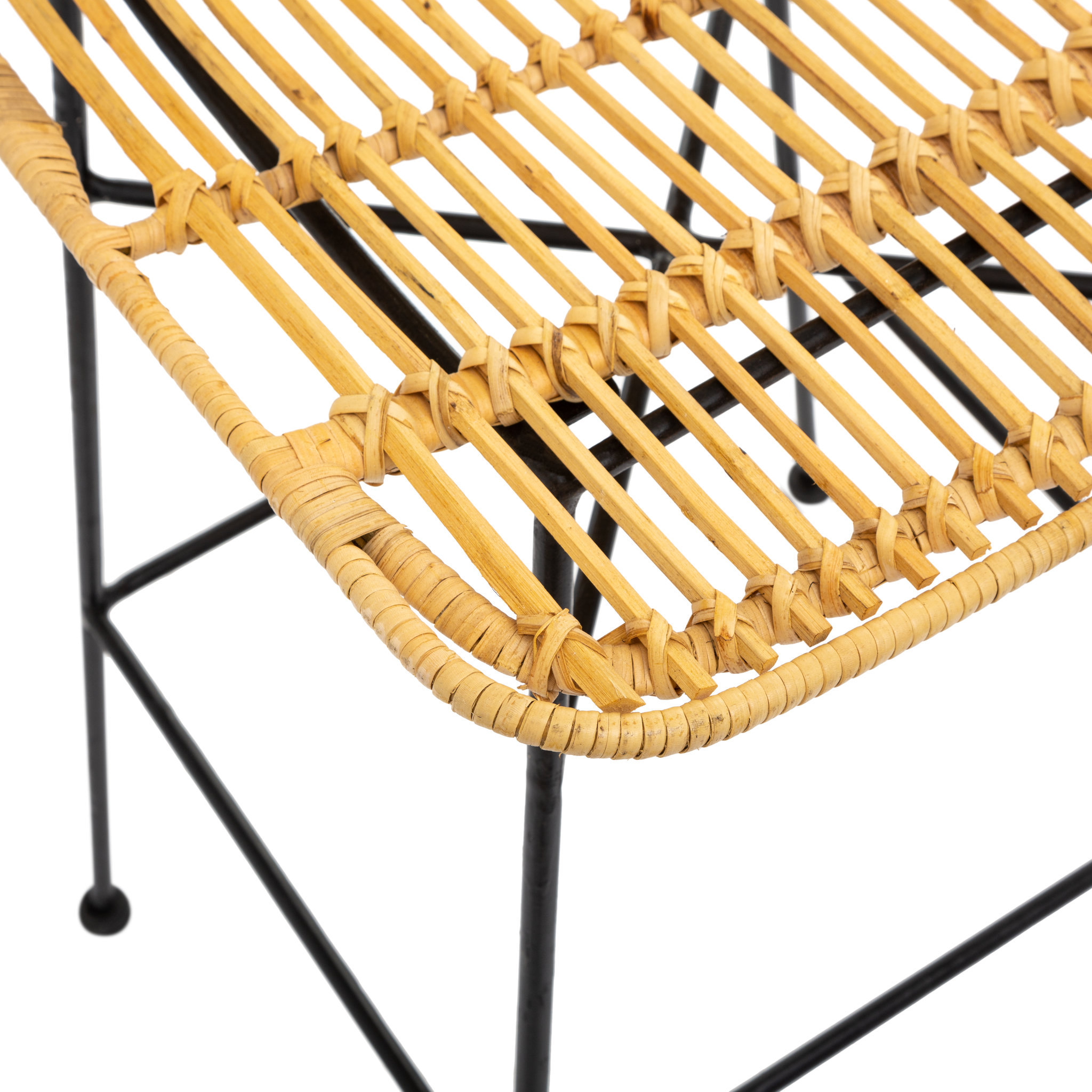 Voir la diapositive 3 : ATMOSPHERA Chaises de bar en rotin LIAM