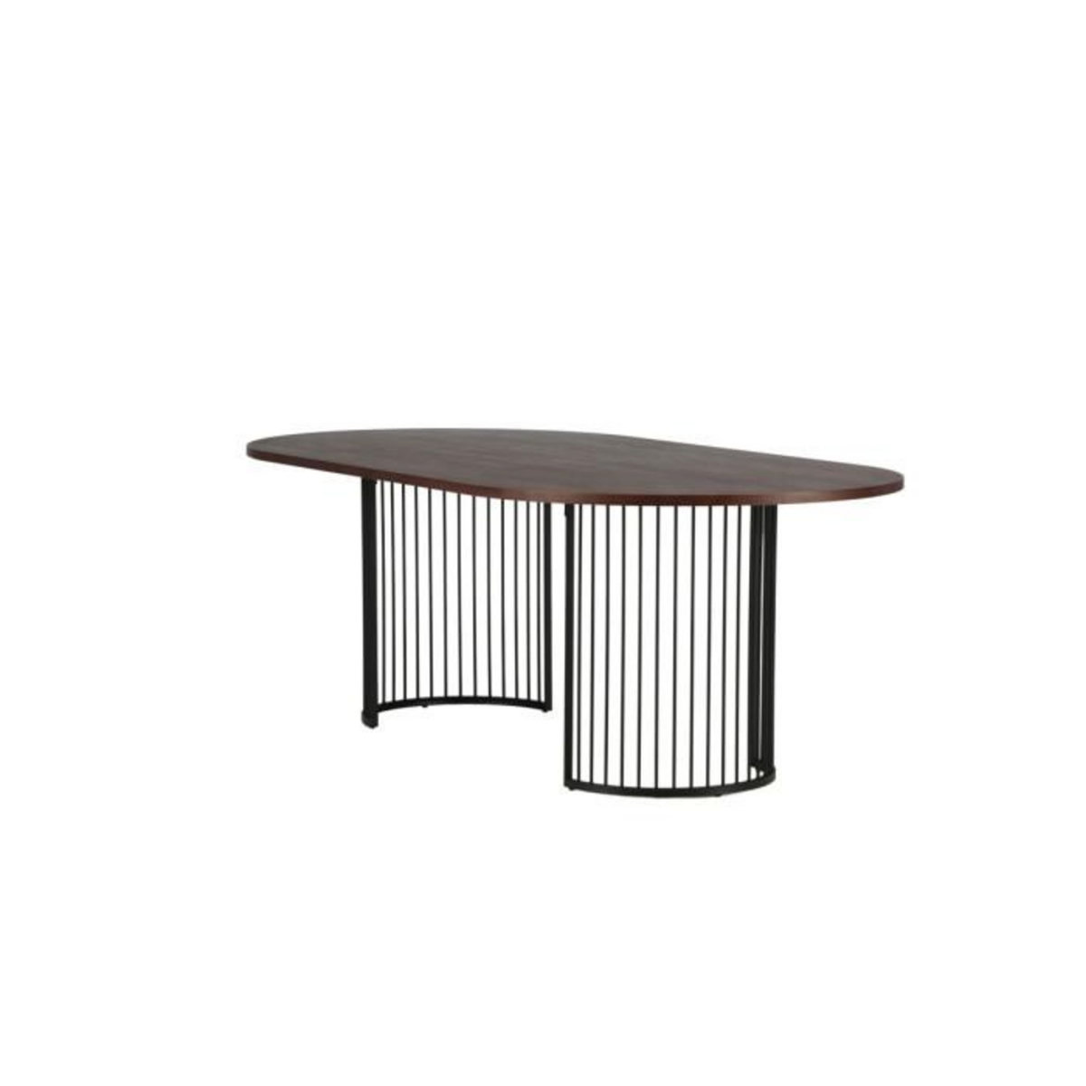 Paris Prix Table à Manger Ovale  Hamneskär  220cm Noyer