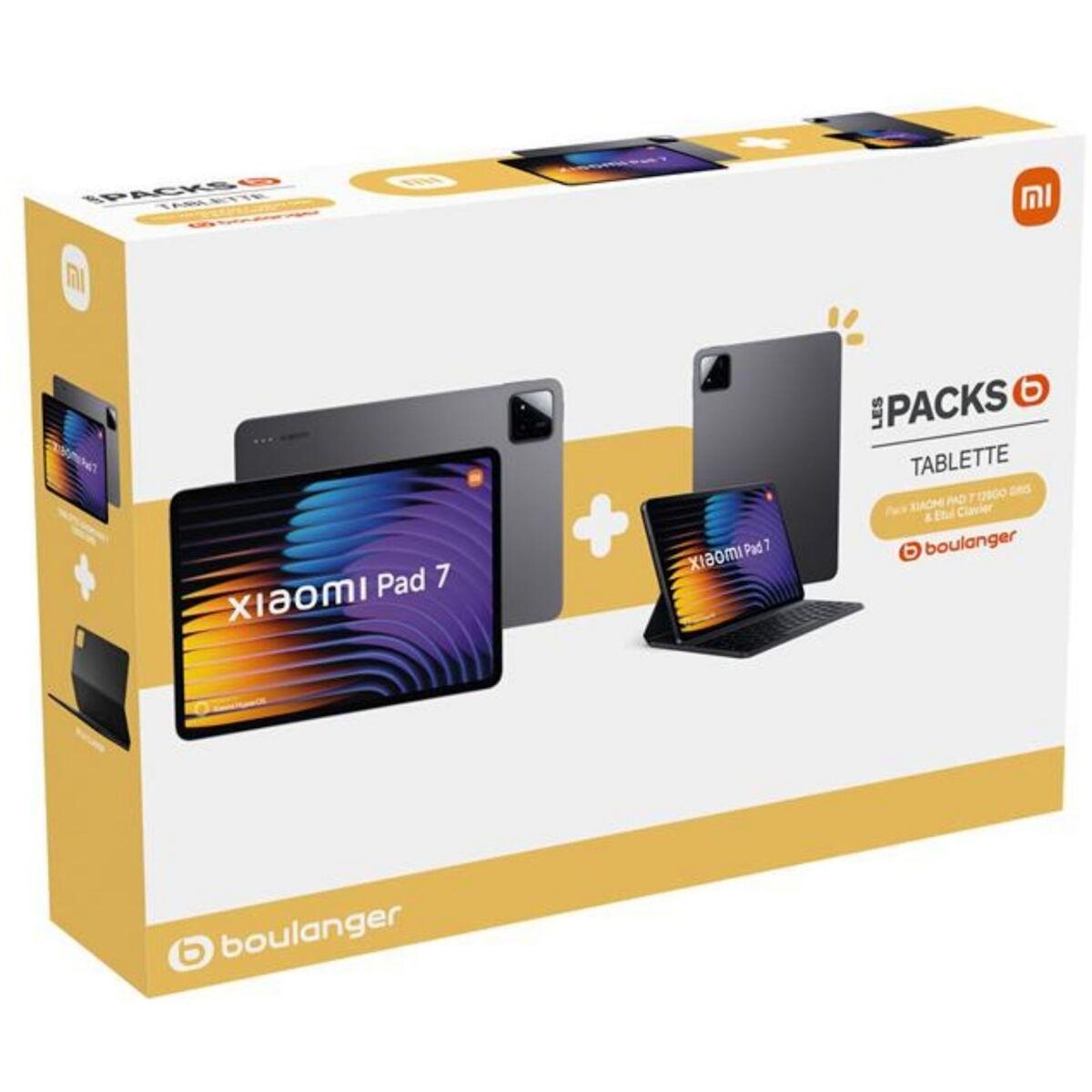 XIAOMI Tablette Android Pack Pad 7 128Go+Clavier+Cover