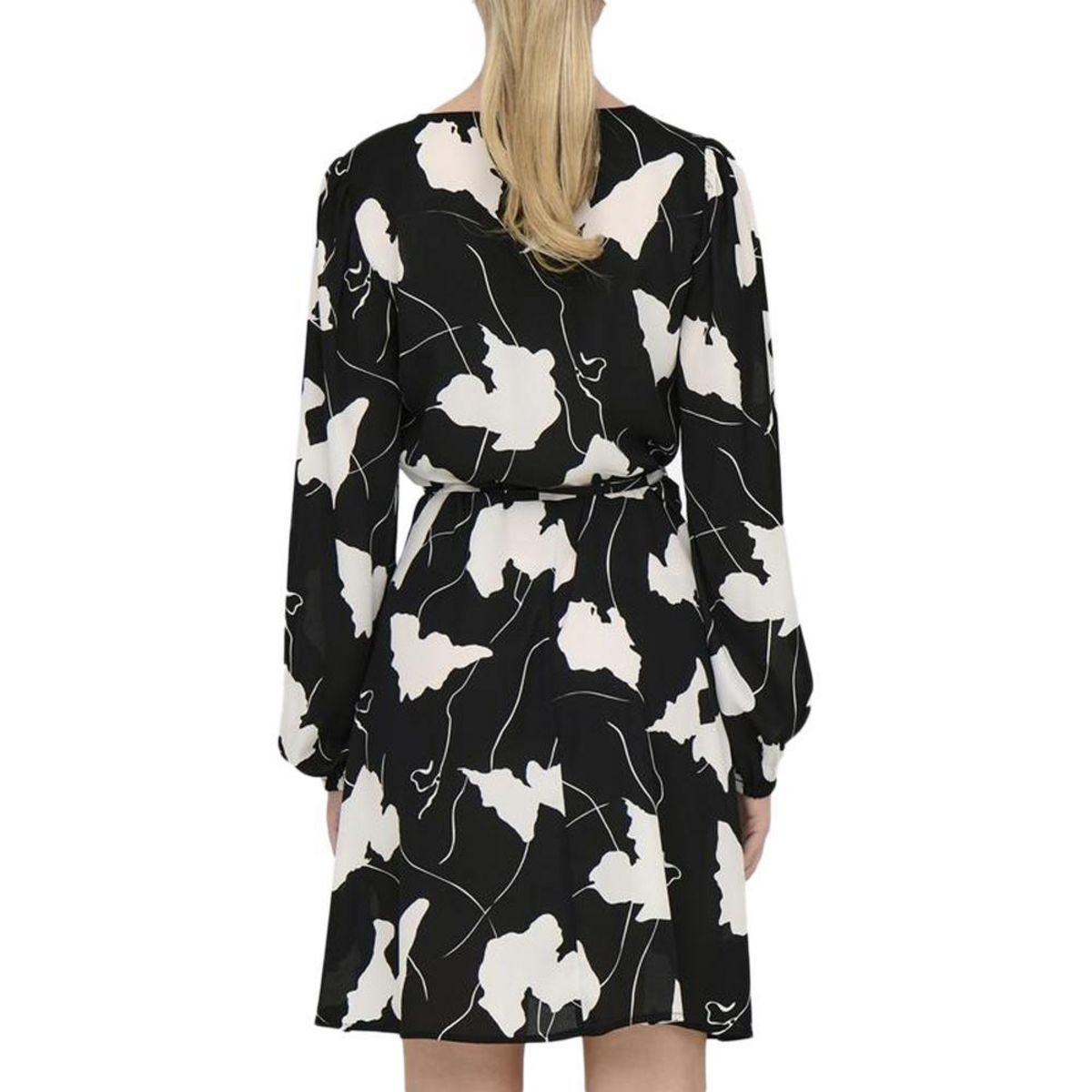 JACQUELINE DE YONG Robe /Blanche Fleurs Femme JDY Base