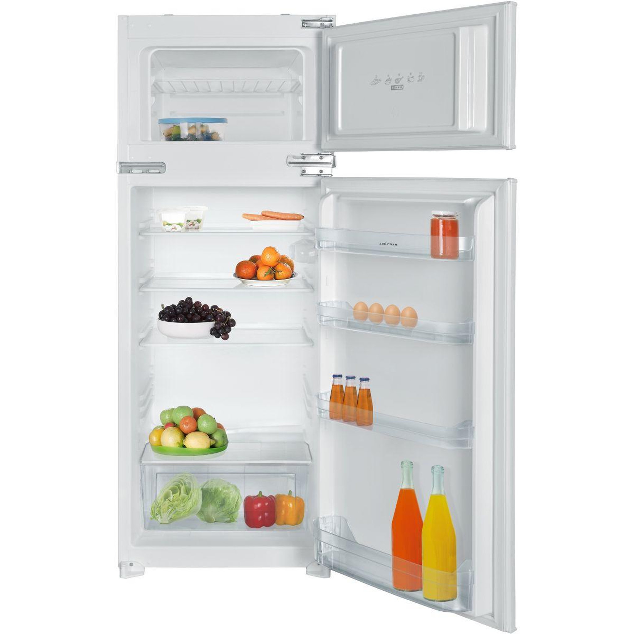 Voir la diapositive 2 : Airlux Réfrigérateur 2 portes encastrable ari200da 145cm