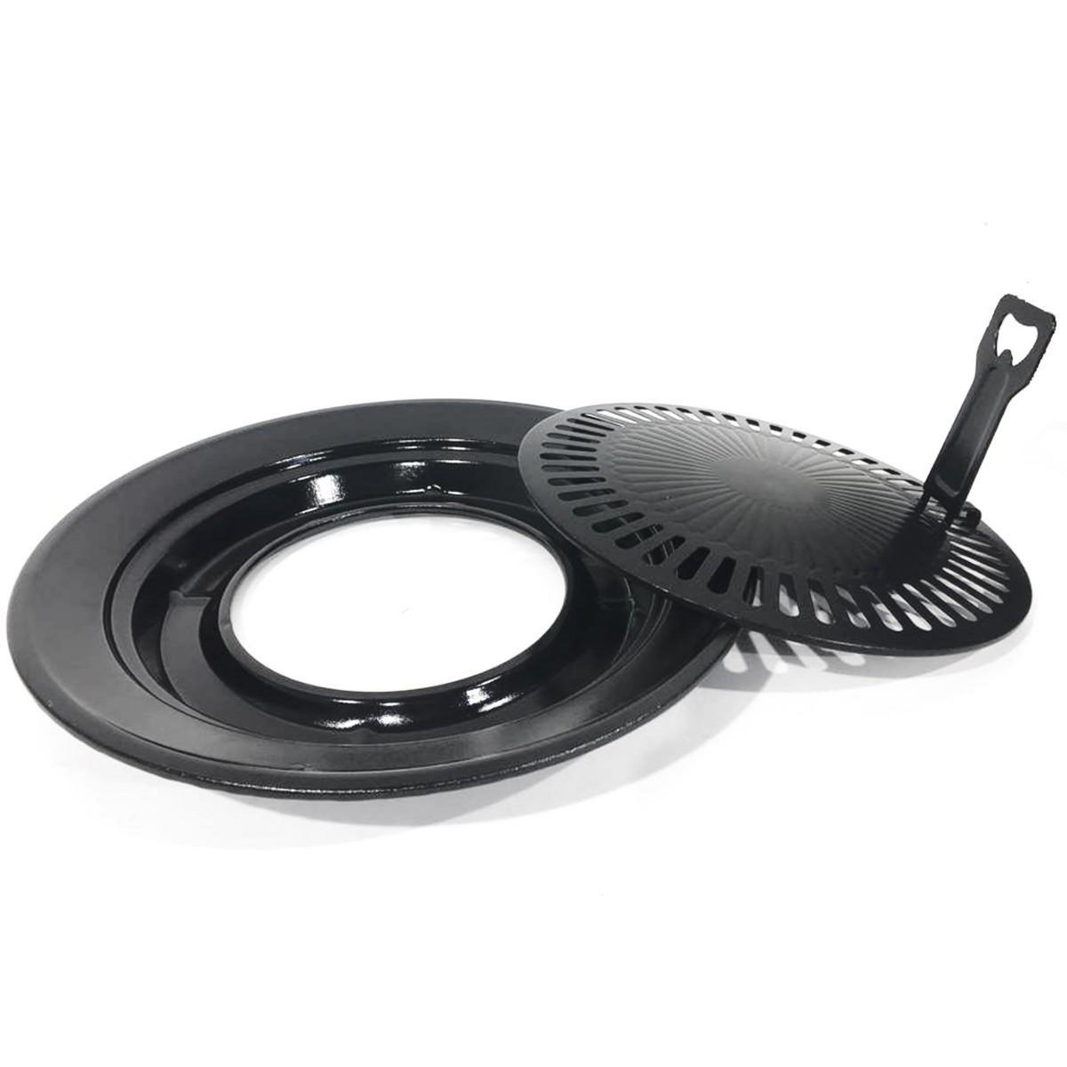 BRIXO Réchaud gaz camping 2200W 1 feu + Grill Barbecue