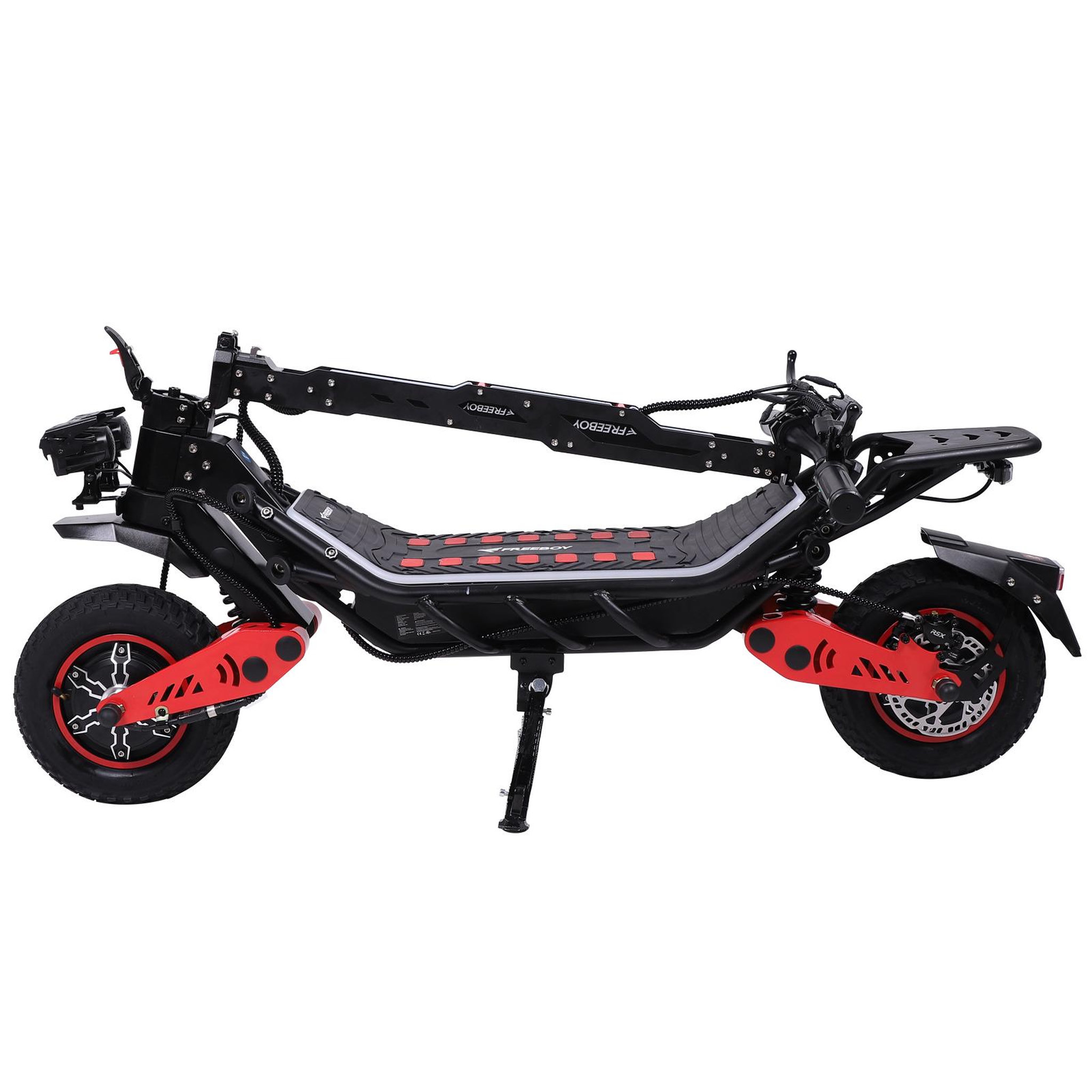 Voir la diapositive 4 : FREEBOY Trottinette électrique freeboy h10, batterie 60 v 23 ah, double moteur, 12 pouces