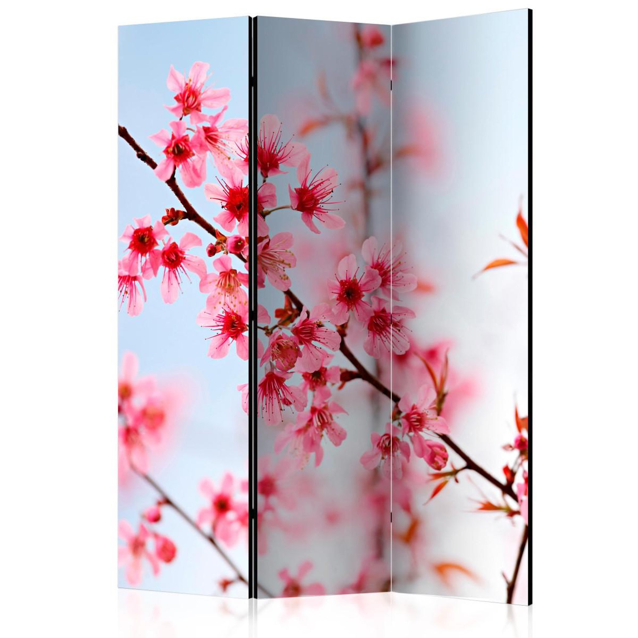 Paris Prix Paravent 3 volets  symbol of japan sakura flowers  135x172cm