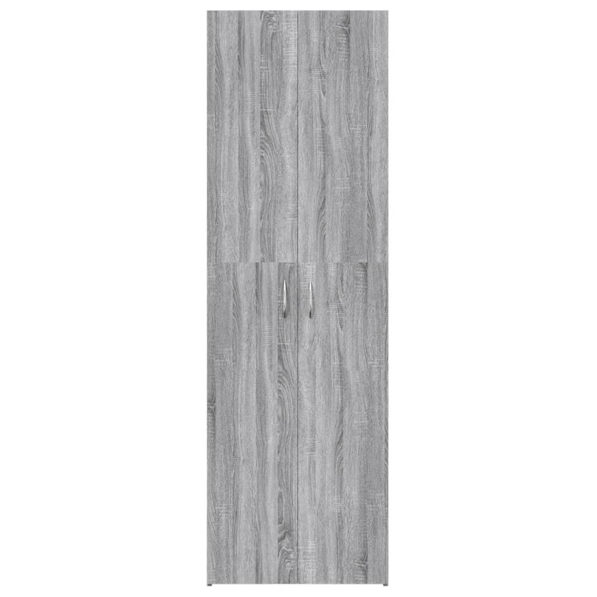 Voir la diapositive 3 : VIDAXL Armoire de bureau Sonoma gris 60x32x190 cm Bois d'ingenierie