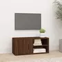 VIDAXL Meuble TV Chene marron 80x31,5x36 cm Bois d'ingenierie