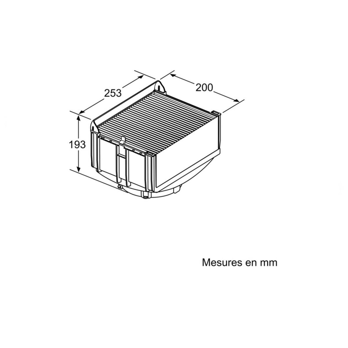 BOSCH Module de recyclage cleanair plus - DWZ1DX1I6