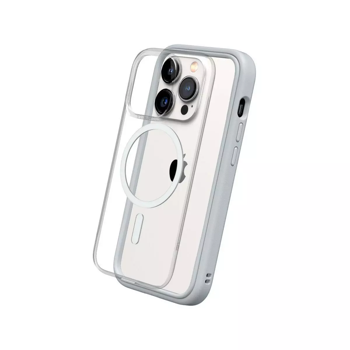 RHINOSHIELD Coque bumper iPhone 14 Pro Mod NX Gris MagSafe