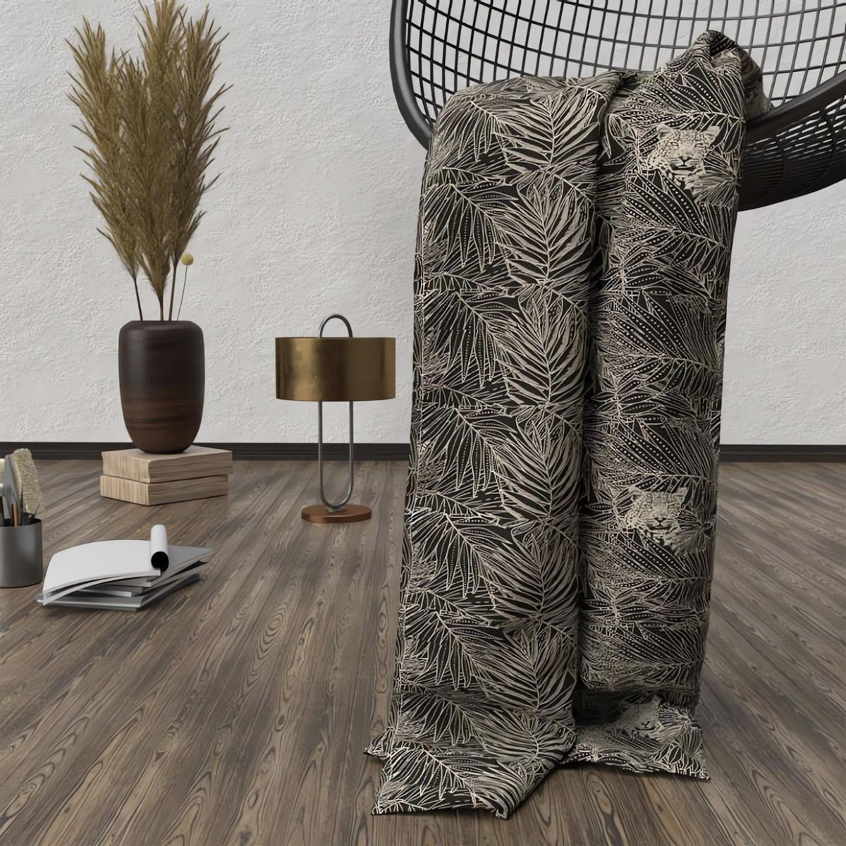 SOLEIL D'OCRE Plaid polaire en microfibre 120x160 cm SAFARI, par Soleil d'ocre