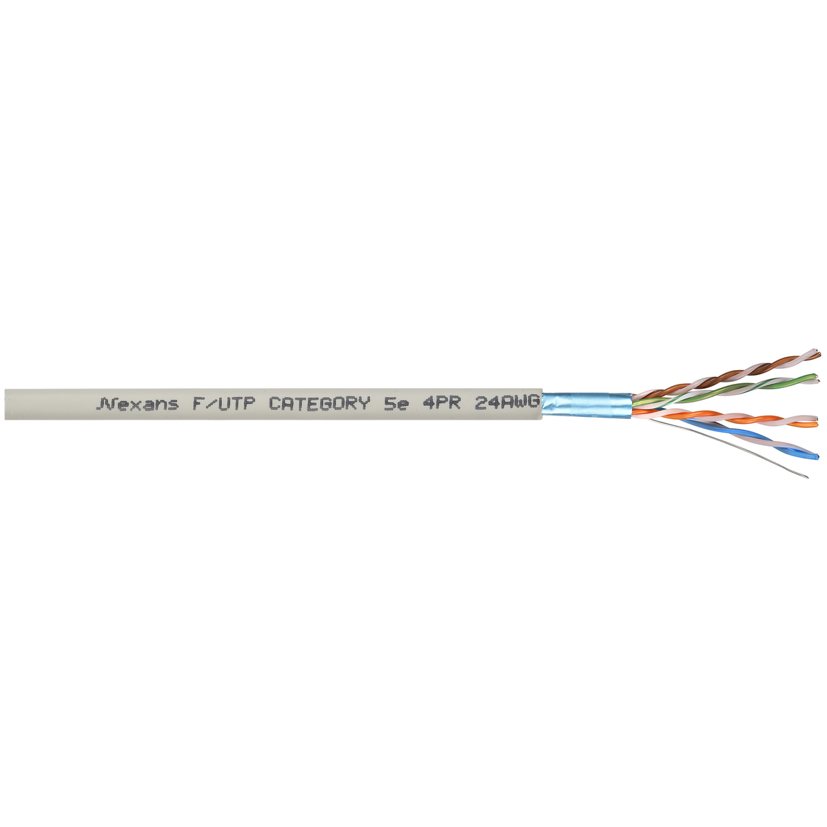 CENTRALE BRICO Câble électrique RJ45 gris, L.25 m