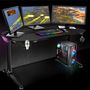Voir la diapositive 2 : SPIRIT Of GAMER Bureau gamer HEADQUARTER 400 - RGB - Grande tail