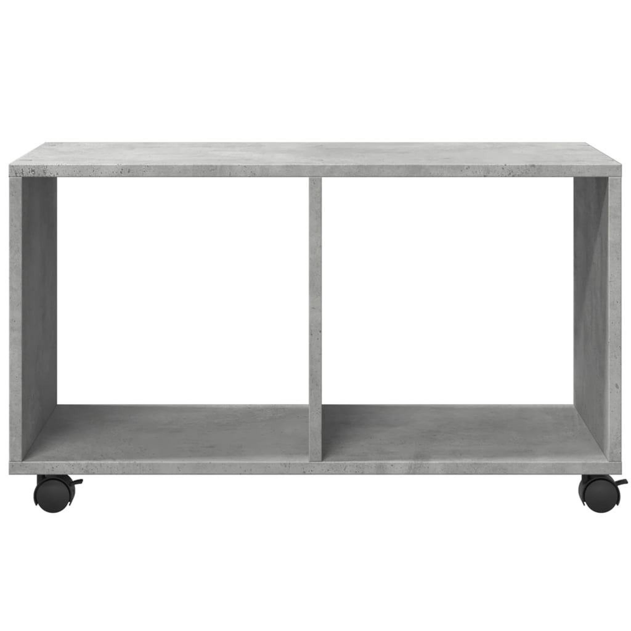 Voir la diapositive 5 : VIDAXL Armoire a roulettes gris beton 72x33x42,5 cm bois d'ingenierie