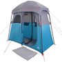 Voir la diapositive 4 : VIDAXL Tente de douche 2 personnes bleu impermeable